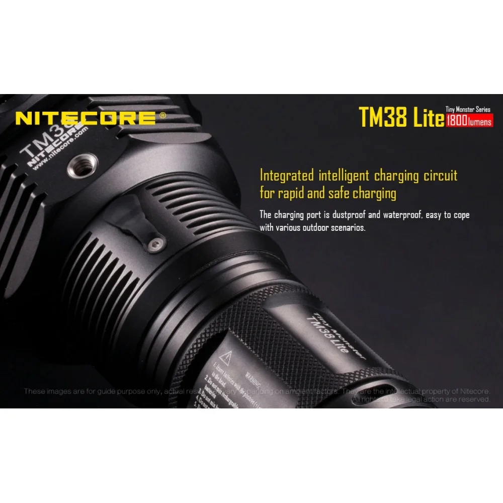 Latarka Nitecore TM38 LITE Tiny Monster 38 1800L 13 Latarka Nitecore TM38 LITE Tiny Monster 38 1800L