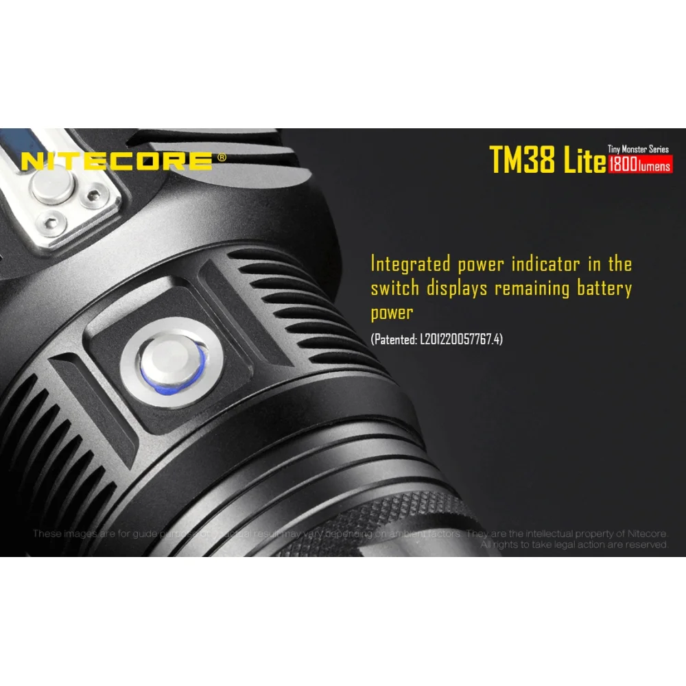 Latarka Nitecore TM38 LITE Tiny Monster 38 1800L 14 Latarka Nitecore TM38 LITE Tiny Monster 38 1800L
