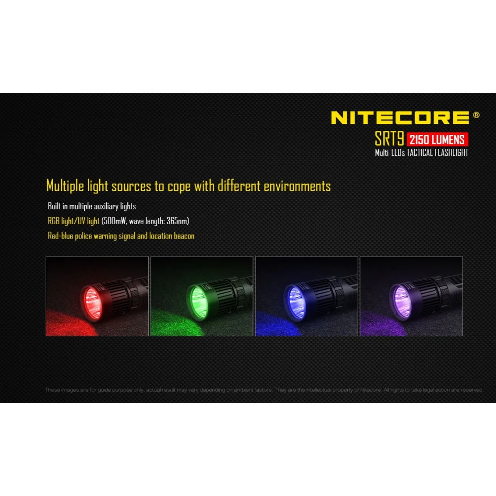 Latarka Nitecore SRT9 Smart Ring 2150L 8 Latarka Nitecore SRT9 Smart Ring 2150L