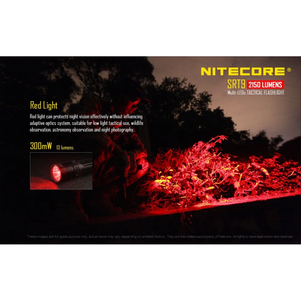 Latarka Nitecore SRT9 Smart Ring 2150L 9 Latarka Nitecore SRT9 Smart Ring 2150L