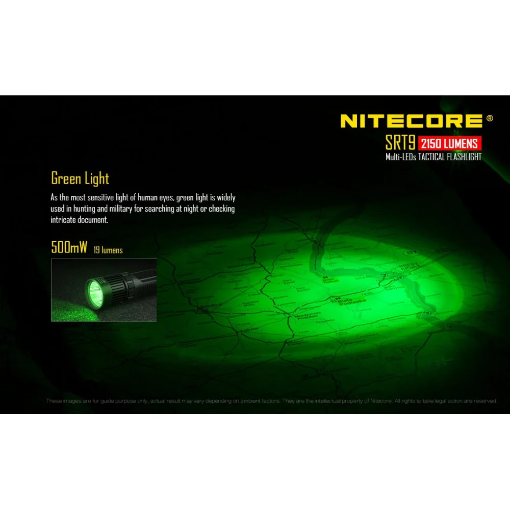Latarka Nitecore SRT9 Smart Ring 2150L 10 Latarka Nitecore SRT9 Smart Ring 2150L