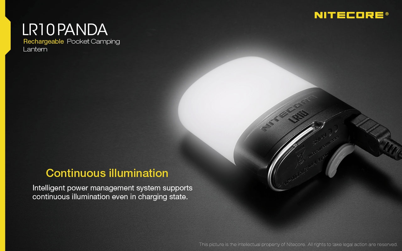 Światło S.O.S.: Tak | Maksymalny czas pracy (godz.): 38 | Zasięg wiązki światła (m): 24 | Baterie (kompatybilne): Akumulator Li-ion | Moc światła (L): 250 | Źródło światła: High CRI LED - LifeGun.pl Latarka Nitecore LR10 Panda 250 Lumenów-9