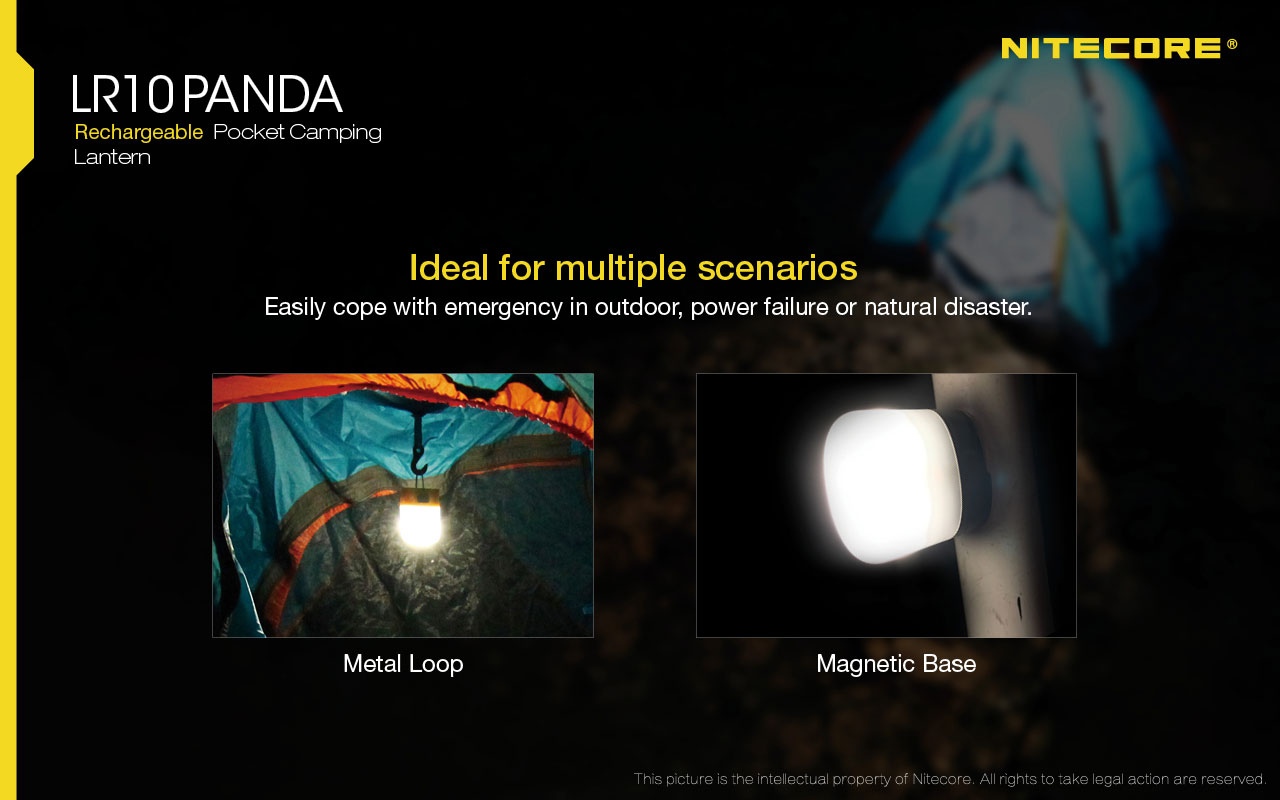 Światło S.O.S.: Tak | Maksymalny czas pracy (godz.): 38 | Zasięg wiązki światła (m): 24 | Baterie (kompatybilne): Akumulator Li-ion | Moc światła (L): 250 | Źródło światła: High CRI LED - LifeGun.pl Latarka Nitecore LR10 Panda 250 Lumenów-22