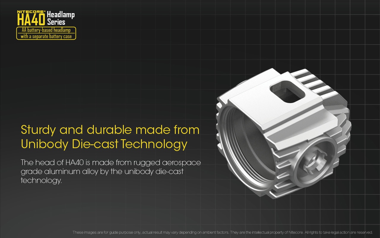 Latarka czołówka Nitecore HA40 1000 lumenów Czołówka od firmy Nitecore o mocy 1000 lumenów doskonale sprawdzi się jako wyposażenie EDC (codziennego użytku), a także jako sprzęt biwakowy czy poszukiwawczy. W latarce zastosowano mocną diodę LED CREE XM-L2 U2 i reflektor SMO. Dzięki temu jej światło jest mocne. Czołówka osiąga moc 1000 lumenów i ma maksymalny - LifeGun.pl Latarka czołówka Nitecore HA40 1000 lumenów-12