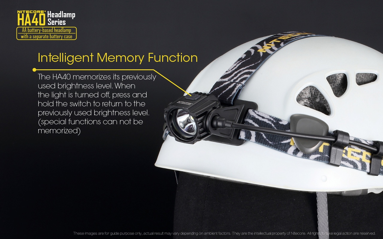 Latarka czołówka Nitecore HA40 1000 lumenów Czołówka od firmy Nitecore o mocy 1000 lumenów doskonale sprawdzi się jako wyposażenie EDC (codziennego użytku), a także jako sprzęt biwakowy czy poszukiwawczy. W latarce zastosowano mocną diodę LED CREE XM-L2 U2 i reflektor SMO. Dzięki temu jej światło jest mocne. Czołówka osiąga moc 1000 lumenów i ma maksymalny - LifeGun.pl Latarka czołówka Nitecore HA40 1000 lumenów-18