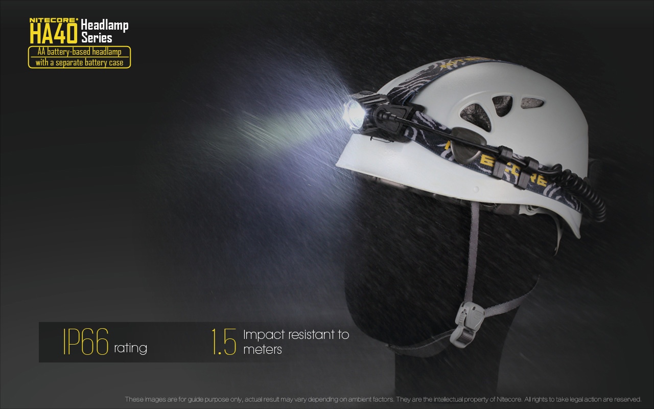 Latarka czołówka Nitecore HA40 1000 lumenów Czołówka od firmy Nitecore o mocy 1000 lumenów doskonale sprawdzi się jako wyposażenie EDC (codziennego użytku), a także jako sprzęt biwakowy czy poszukiwawczy. W latarce zastosowano mocną diodę LED CREE XM-L2 U2 i reflektor SMO. Dzięki temu jej światło jest mocne. Czołówka osiąga moc 1000 lumenów i ma maksymalny - LifeGun.pl Latarka czołówka Nitecore HA40 1000 lumenów-20