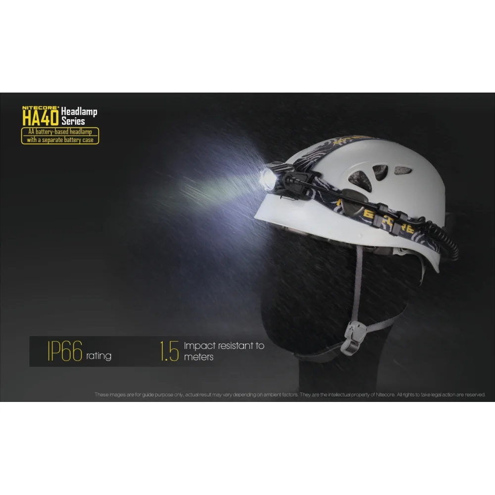 Latarka czołówka Nitecore HA40 1000 lumenów 20 Latarka czołówka Nitecore HA40 1000 lumenów