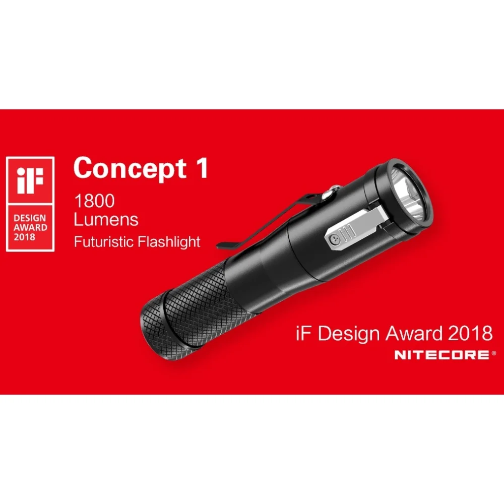 Latarka LED Nitecore Concept 1 1800 Lumenów 1 Latarka LED Nitecore Concept 1 1800 Lumenów