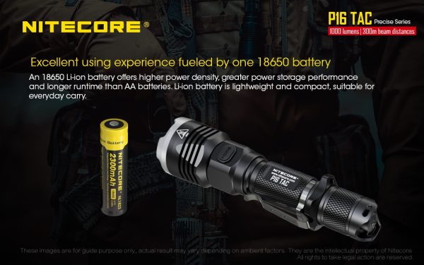 Latarka Nitecore P16 TAC 1000 lumenów-10