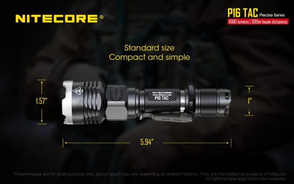 Latarka Nitecore P16 TAC 1000 lumenów-14