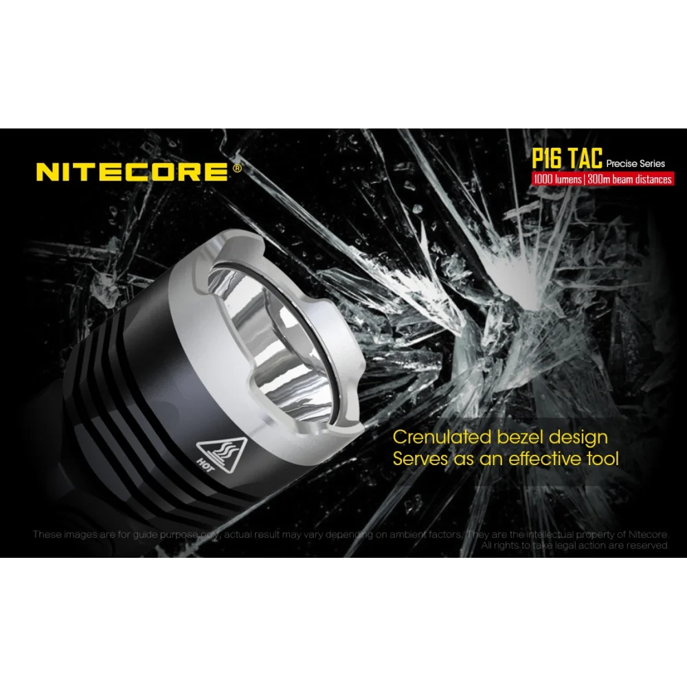 Latarka Nitecore P16 TAC 1000 lumenów 18 Latarka Nitecore P16 TAC 1000 lumenów