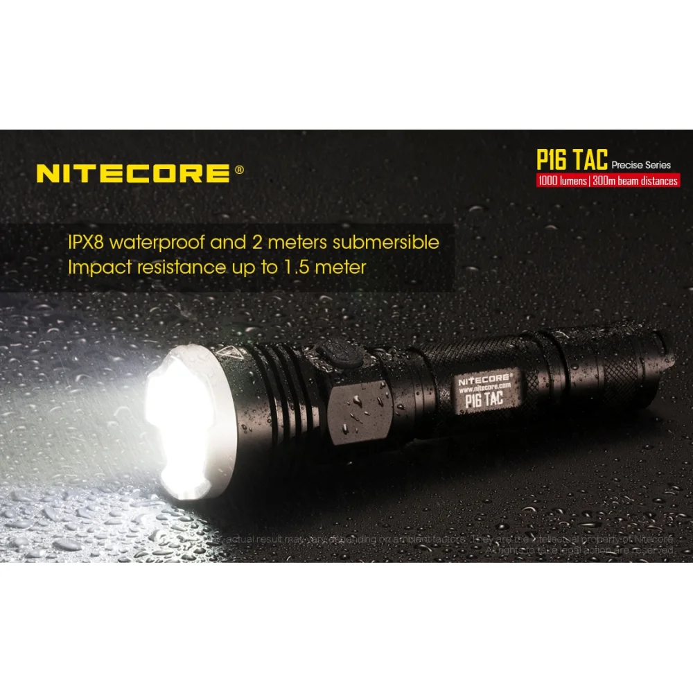 Latarka Nitecore P16 TAC 1000 lumenów 19 Latarka Nitecore P16 TAC 1000 lumenów