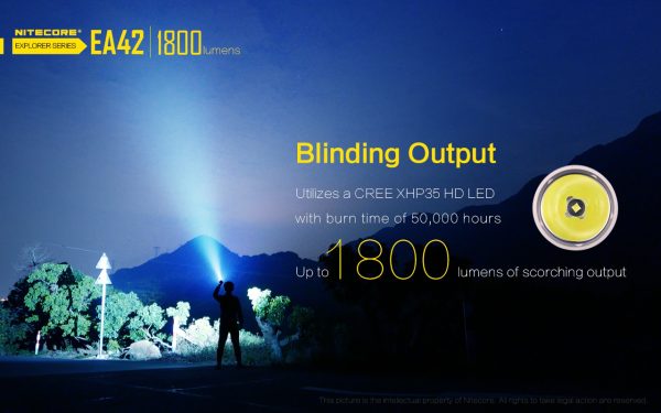 Latarka Nitecore EA42 1800 Lumenów-7