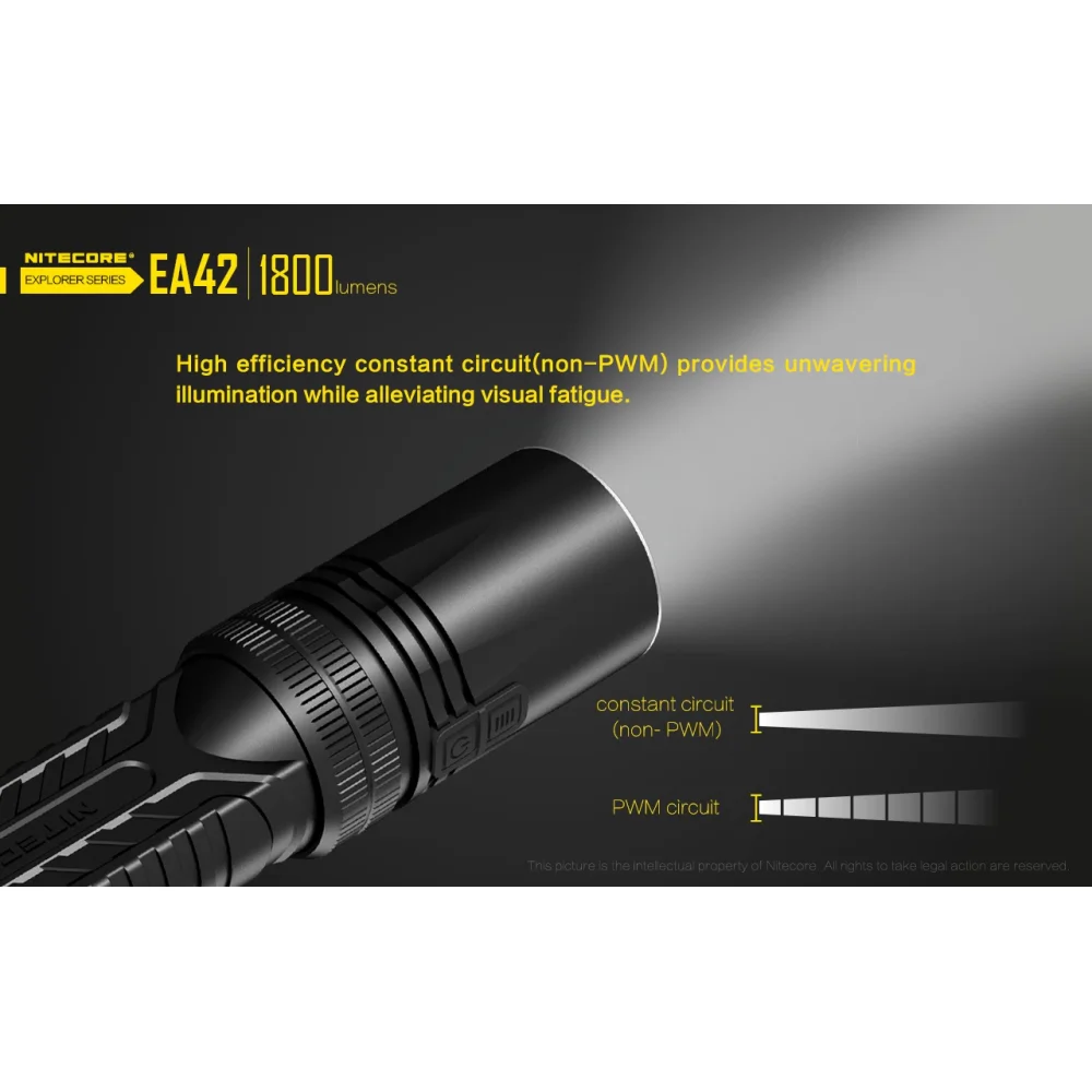 Latarka Nitecore EA42 1800 Lumenów 16 Latarka Nitecore EA42 1800 Lumenów