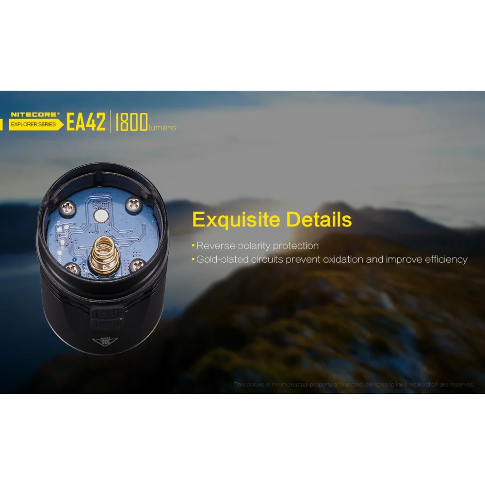Latarka Nitecore EA42 1800 Lumenów 19 Latarka Nitecore EA42 1800 Lumenów