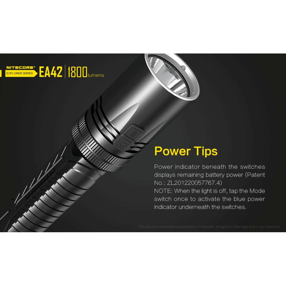 Latarka Nitecore EA42 1800 Lumenów 20 Latarka Nitecore EA42 1800 Lumenów