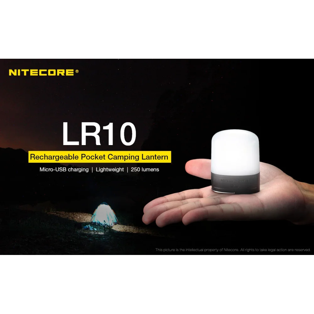 Latarka Nitecore LR10 - Czarny 250 Lumenów 2 Latarka Nitecore LR10 – Czarny 250 Lumenów