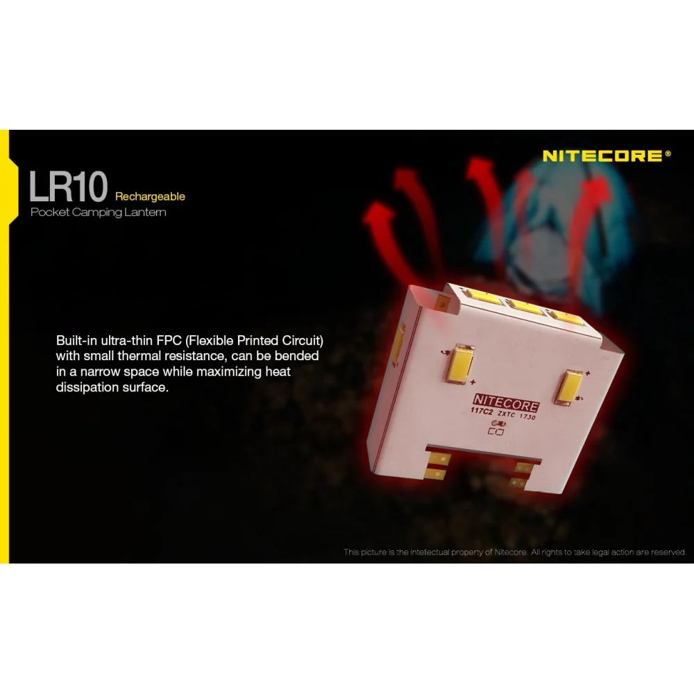 Latarka Nitecore LR10 - Czarny 250 Lumenów 7 Latarka Nitecore LR10 – Czarny 250 Lumenów