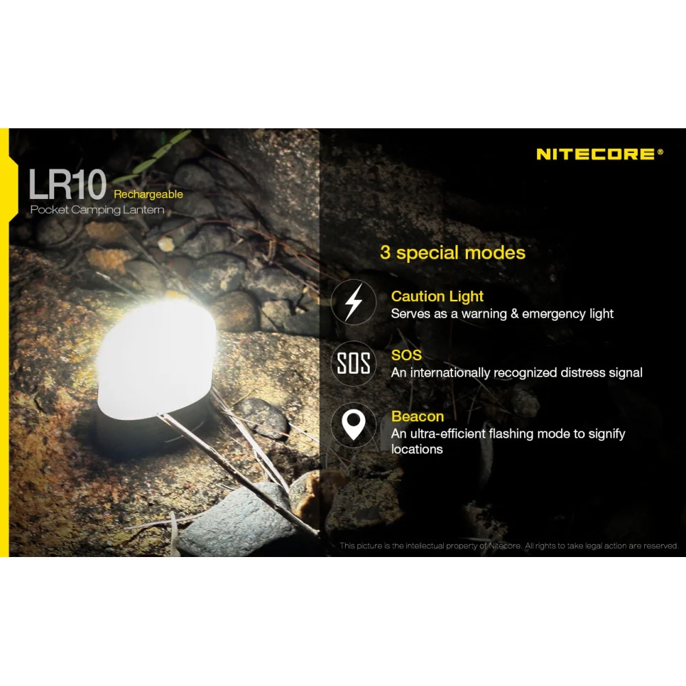 Latarka Nitecore LR10 - Czarny 250 Lumenów 14 Latarka Nitecore LR10 – Czarny 250 Lumenów