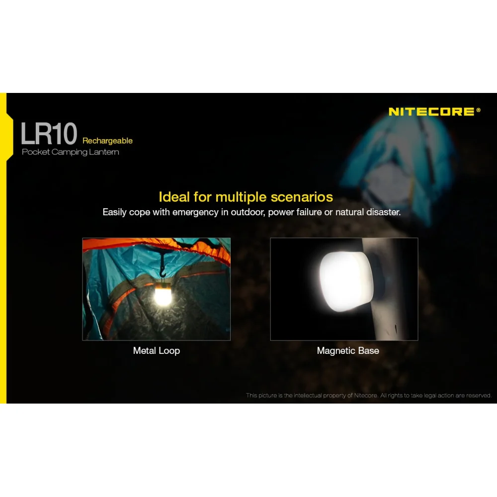 Latarka Nitecore LR10 - Czarny 250 Lumenów 17 Latarka Nitecore LR10 – Czarny 250 Lumenów