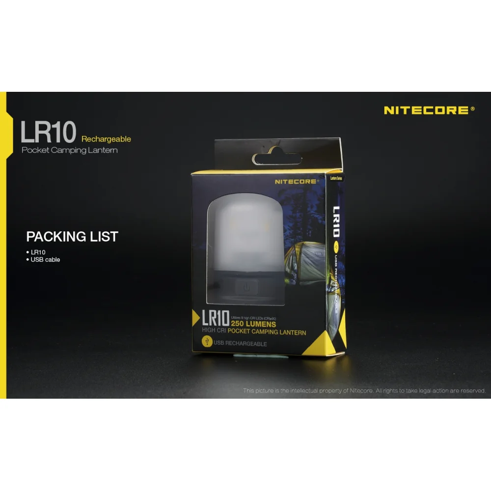 Latarka Nitecore LR10 - Czarny 250 Lumenów 23 Latarka Nitecore LR10 – Czarny 250 Lumenów