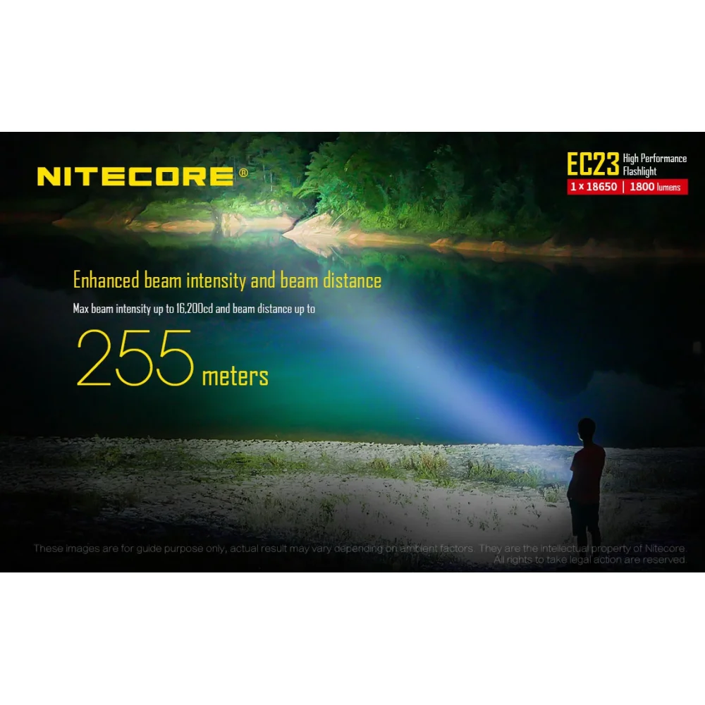 Latarka Nitecore EC23 1800 Lumenów 7 Latarka Nitecore EC23 1800 Lumenów