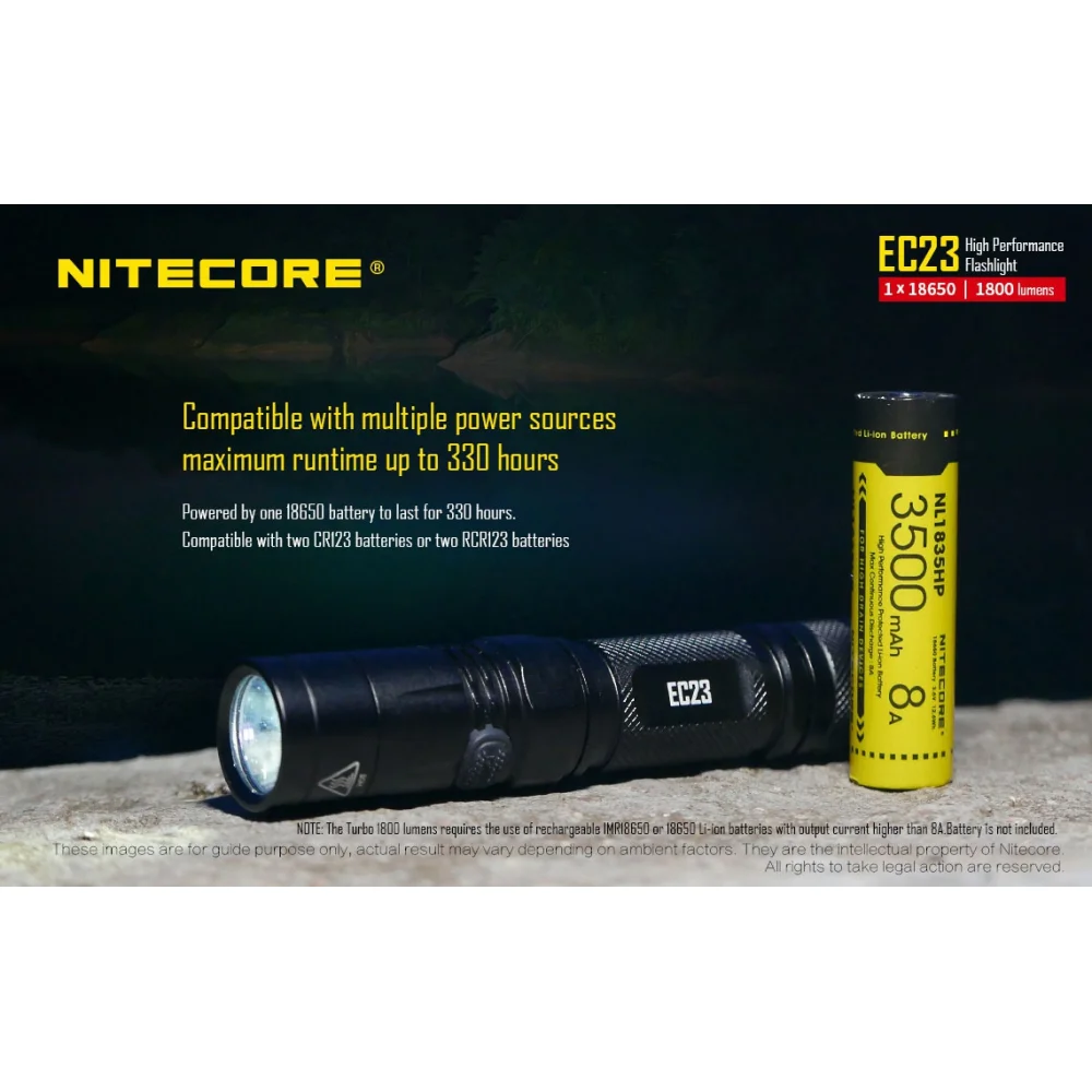 Latarka Nitecore EC23 1800 Lumenów 9 Latarka Nitecore EC23 1800 Lumenów