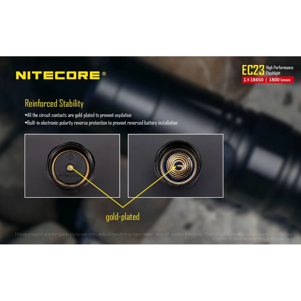 Latarka Nitecore EC23 1800 Lumenów 18 Latarka Nitecore EC23 1800 Lumenów