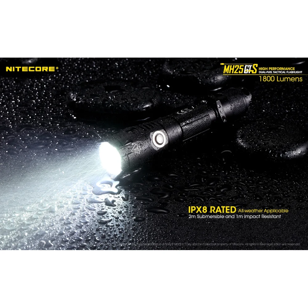 Latarka Nitecore MH25GTS 1800 Lumenów 19 Latarka Nitecore MH25GTS 1800 Lumenów