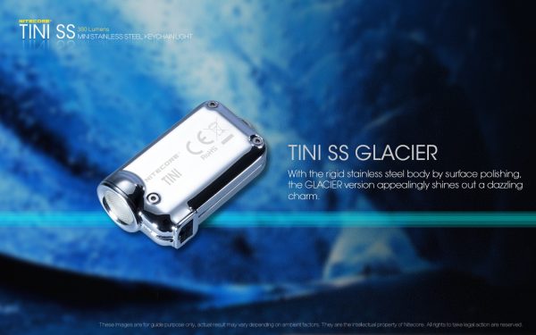 Latarka Nitecore TINI SS Glacier 380 Lumenów-4