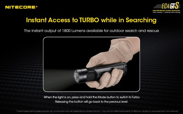 Latarka Nitecore EC4GTS 1800 Lumenów-4