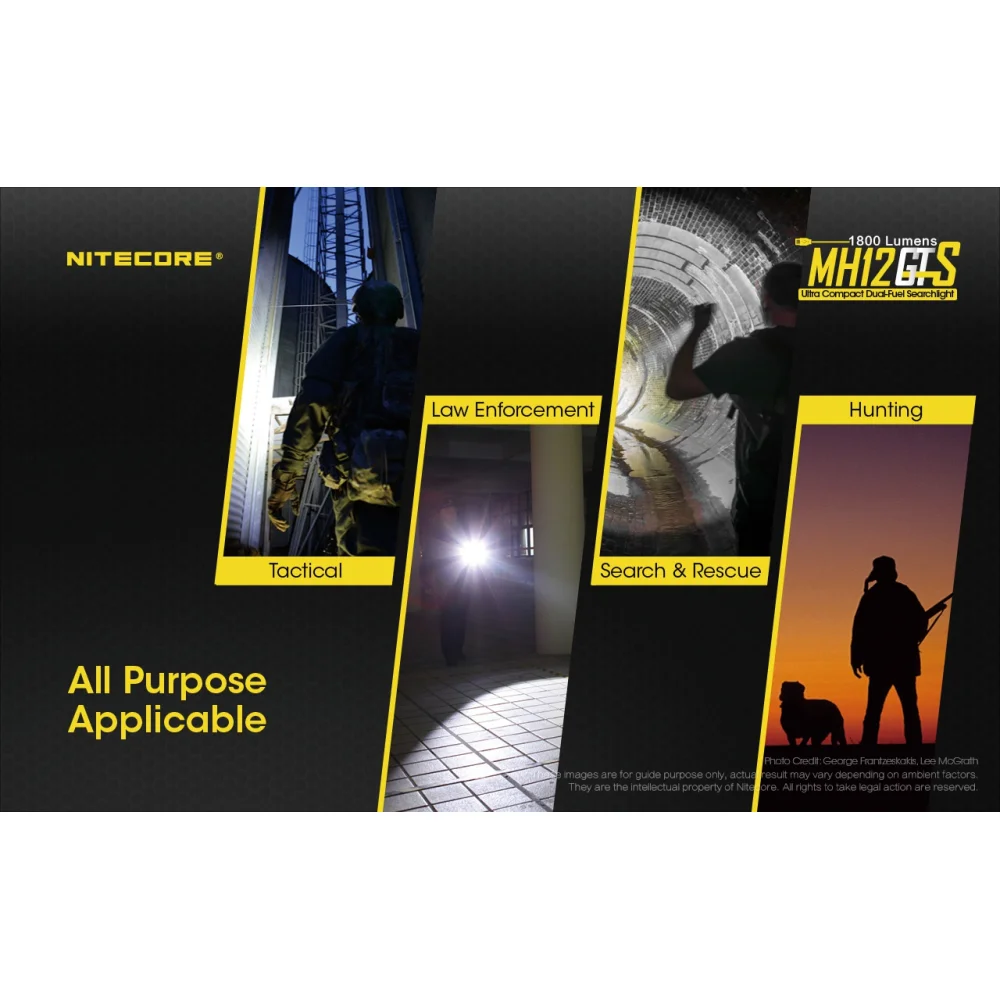 Latarka Nitecore MH12GTS 1800 Lumenów 6 Latarka Nitecore MH12GTS 1800 Lumenów