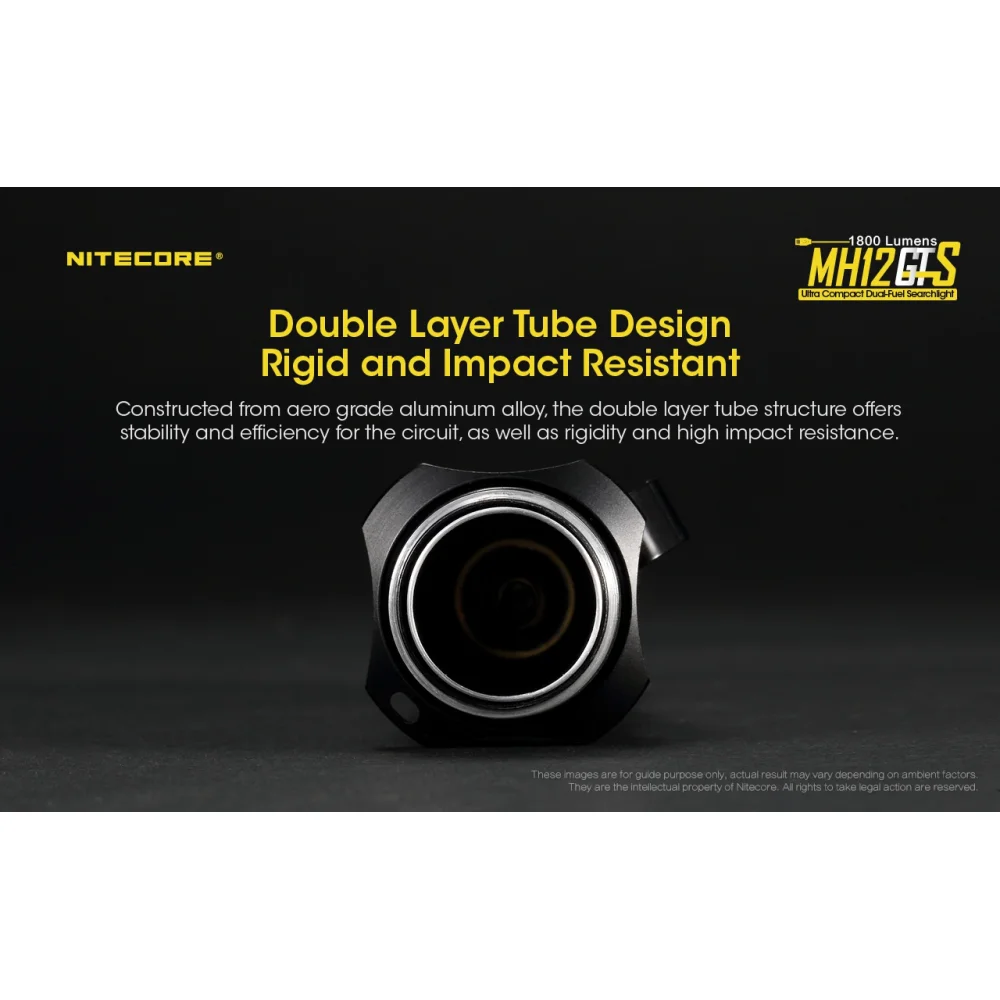 Latarka Nitecore MH12GTS 1800 Lumenów 8 Latarka Nitecore MH12GTS 1800 Lumenów