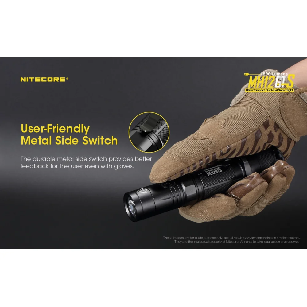 Latarka Nitecore MH12GTS 1800 Lumenów 9 Latarka Nitecore MH12GTS 1800 Lumenów