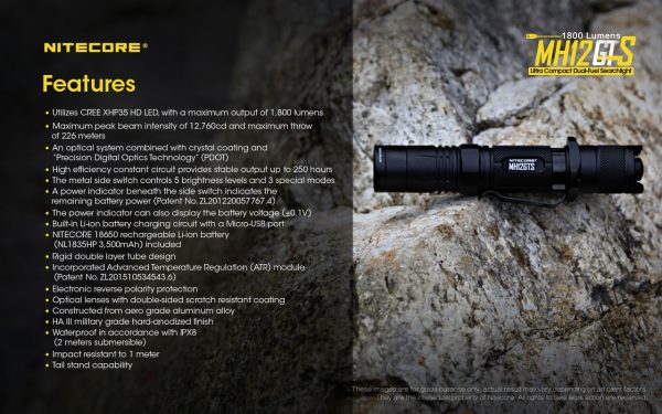 Latarka Nitecore MH12GTS 1800 Lumenów-22