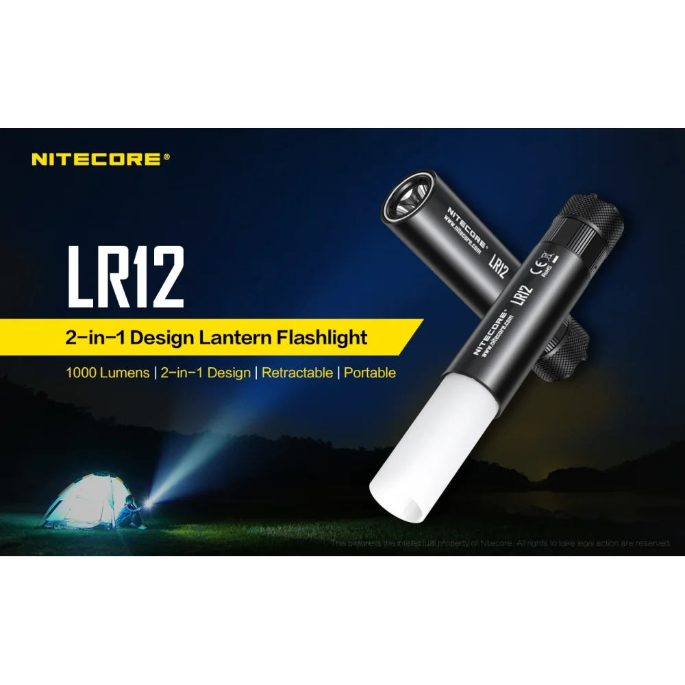 Latarka Nitecore LR12 1000 Lumenów 3 Latarka Nitecore LR12 1000 Lumenów