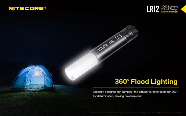 Latarka Nitecore LR12 1000 Lumenów-6
