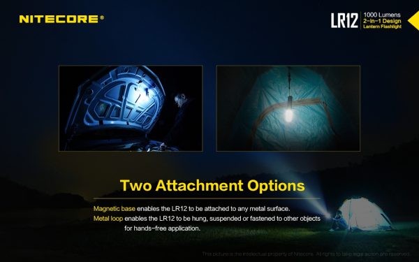 Latarka Nitecore LR12 1000 Lumenów-8