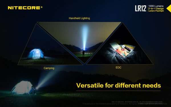 Latarka Nitecore LR12 1000 Lumenów-10