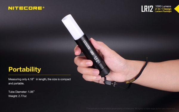 Latarka Nitecore LR12 1000 Lumenów-12