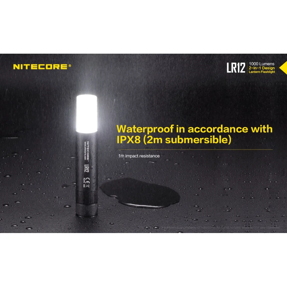 Latarka Nitecore LR12 1000 Lumenów 16 Latarka Nitecore LR12 1000 Lumenów