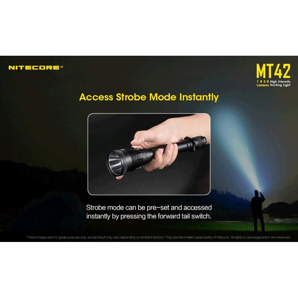 Latarka Nitecore MT42 1800 lumenów 8 Latarka Nitecore MT42 1800 lumenów