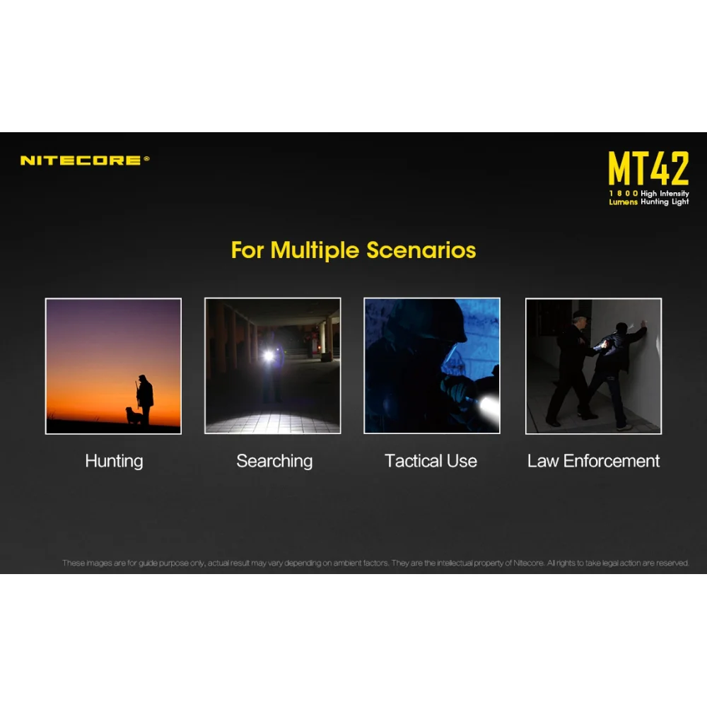 Latarka Nitecore MT42 1800 lumenów 9 Latarka Nitecore MT42 1800 lumenów