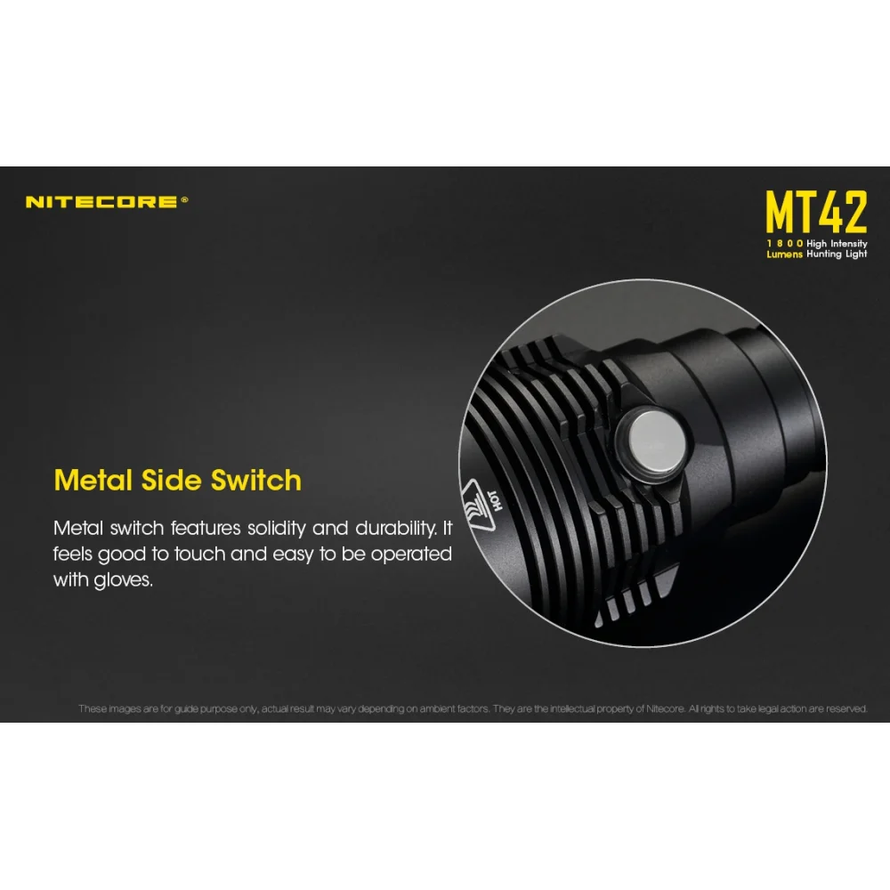 Latarka Nitecore MT42 1800 lumenów 10 Latarka Nitecore MT42 1800 lumenów