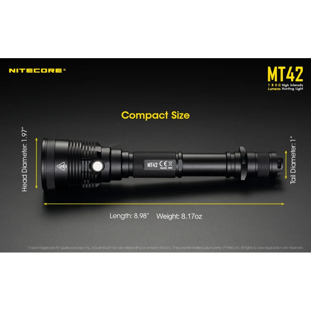 Latarka Nitecore MT42 1800 lumenów 13 Latarka Nitecore MT42 1800 lumenów
