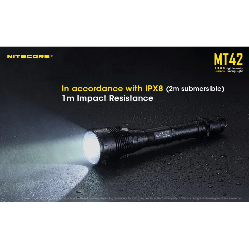 Latarka Nitecore MT42 1800 lumenów 19 Latarka Nitecore MT42 1800 lumenów