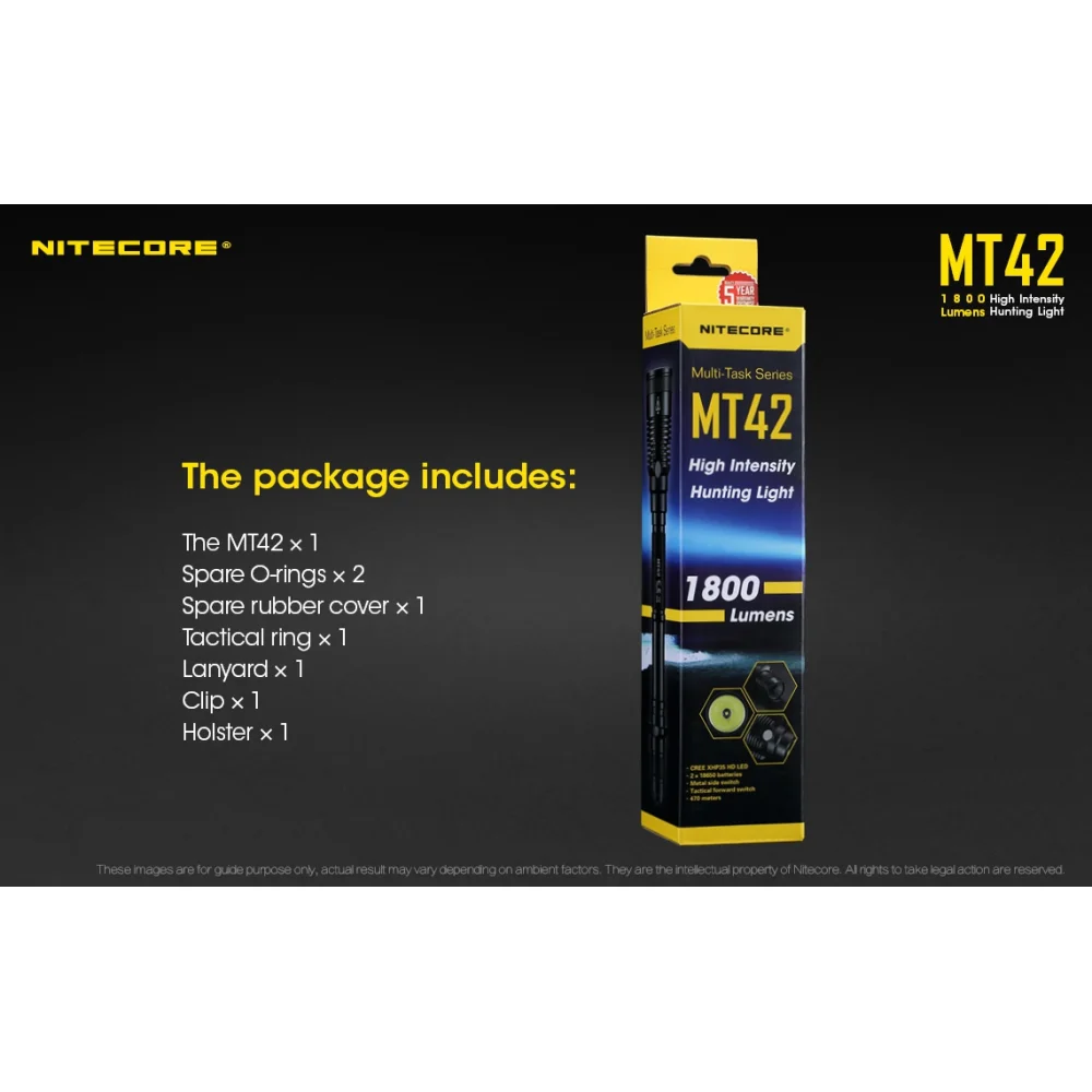 Latarka Nitecore MT42 1800 lumenów 20 Latarka Nitecore MT42 1800 lumenów