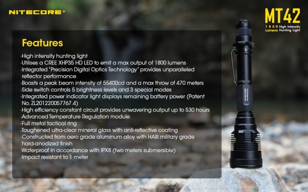 Latarka Nitecore MT42 1800 lumenów-22