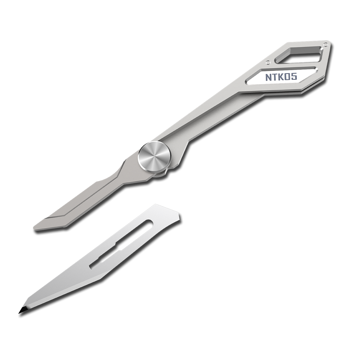 Waga (g): 47.9 | Długość całkowita (cm): 9.7 | Ostrze: Skalpel No. 11 | Długość po złożeniu (cm): 5.51 - LifeGun.pl Nóż Nitecore NTK05-3