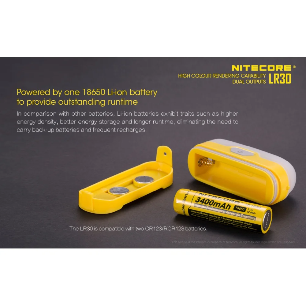 Latarka Nitecore LR30 205 lumenów Zielona 6 Latarka Nitecore LR30 205 lumenów Zielona